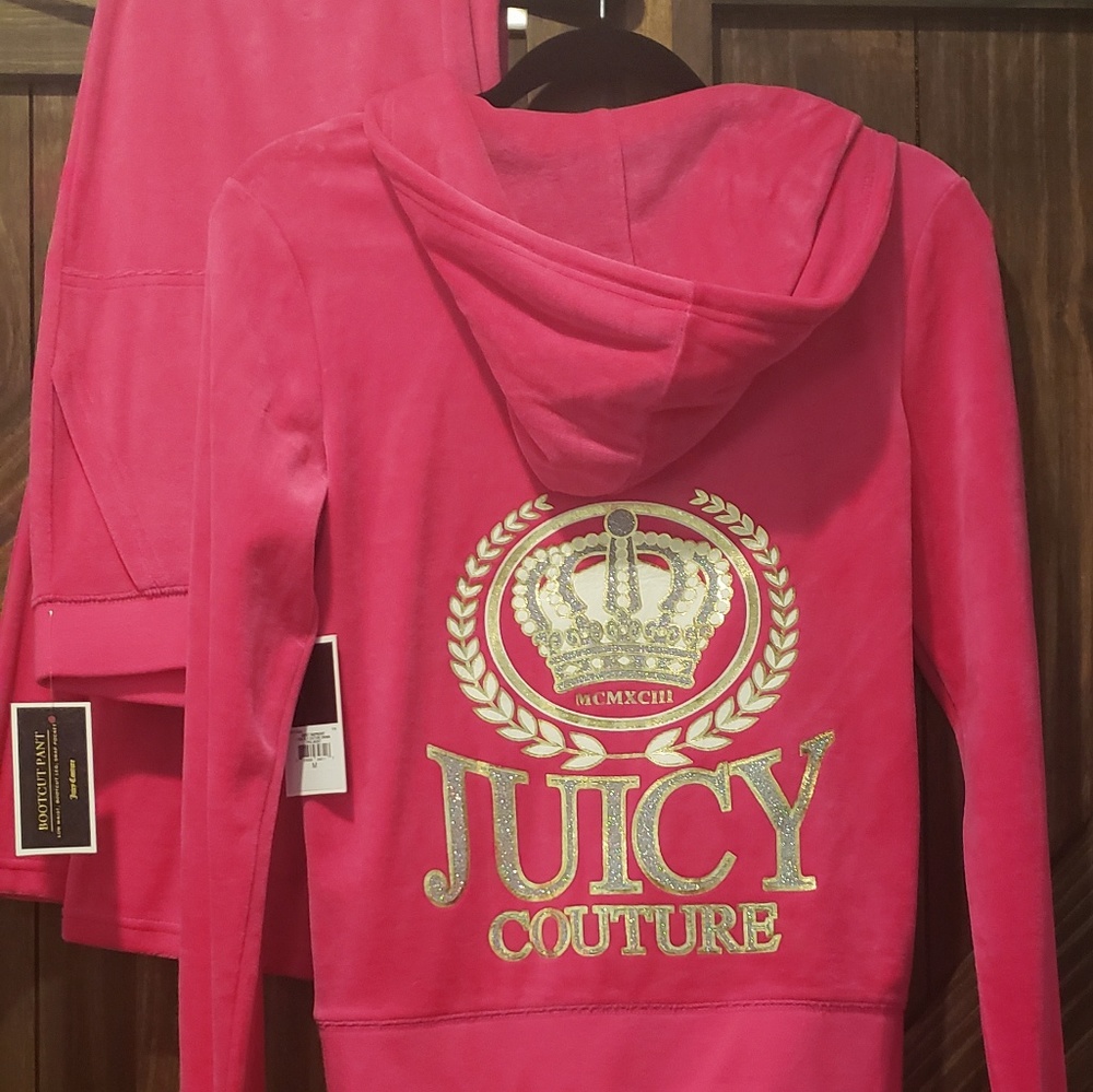 Juicy velour jacket and pants